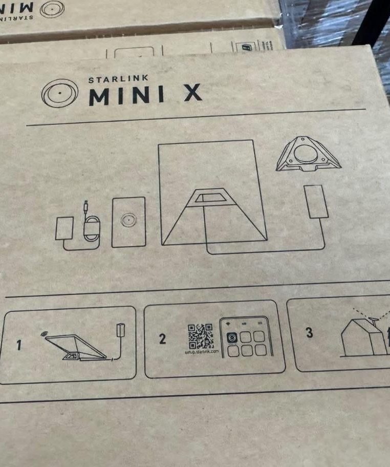 Коробка Starlink Mini